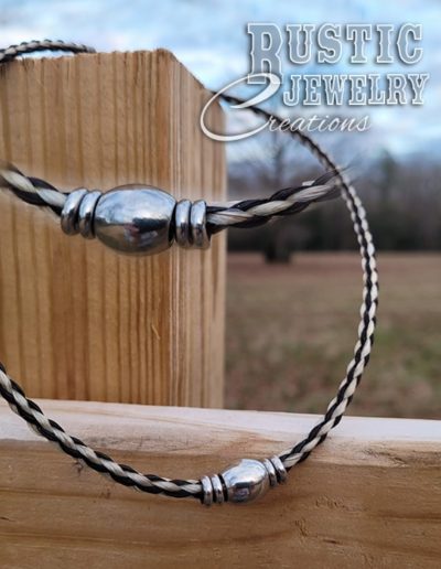 horsehair braided necklace